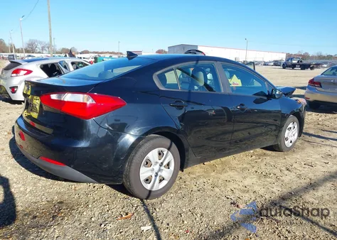 2014 Kia Forte Lx из США, поврежденный, VIN KNAFK4A65E5171932